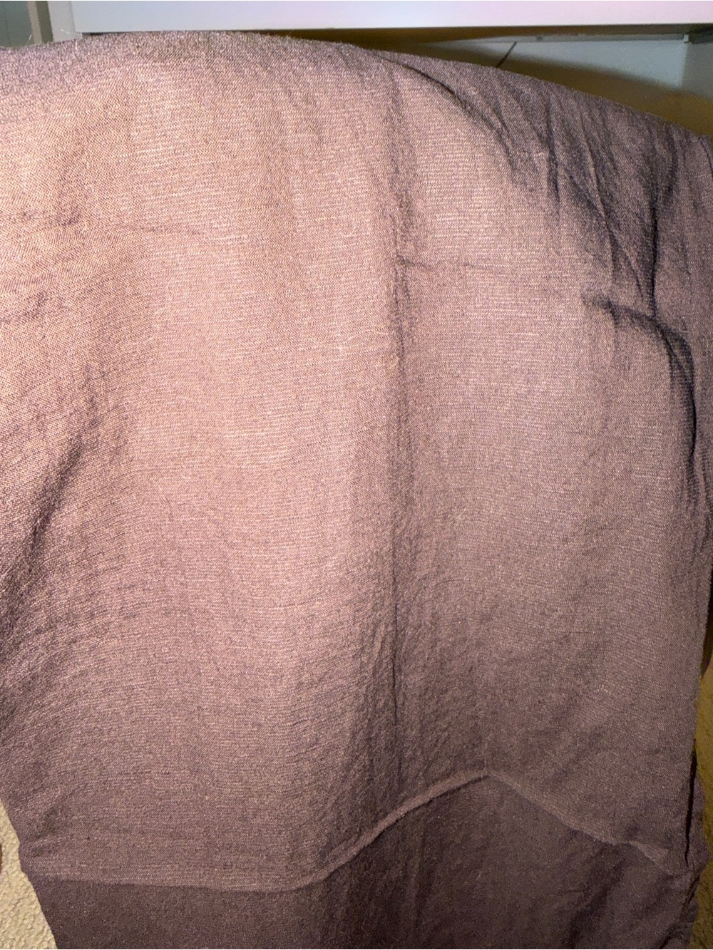 Uniqlo brown linen wide leg pants - Picture 4 of 4